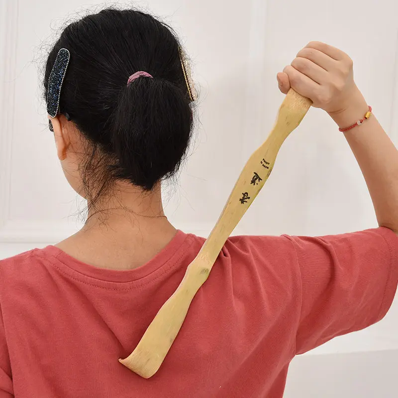 Bamboo Back Scratcher, Long Handle Self Scratching Tool Made Of Natural Bamboo, For Daily Household Use, Ergonomic Design Reacher For Itchy Back And Body Relief