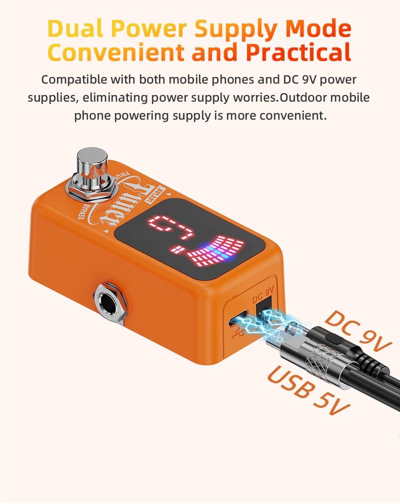 Jamjum Guitar Tuner, Precision Instrument for Perfect Sound, Essential Tool for Musicians, Compact Design for Easy Use