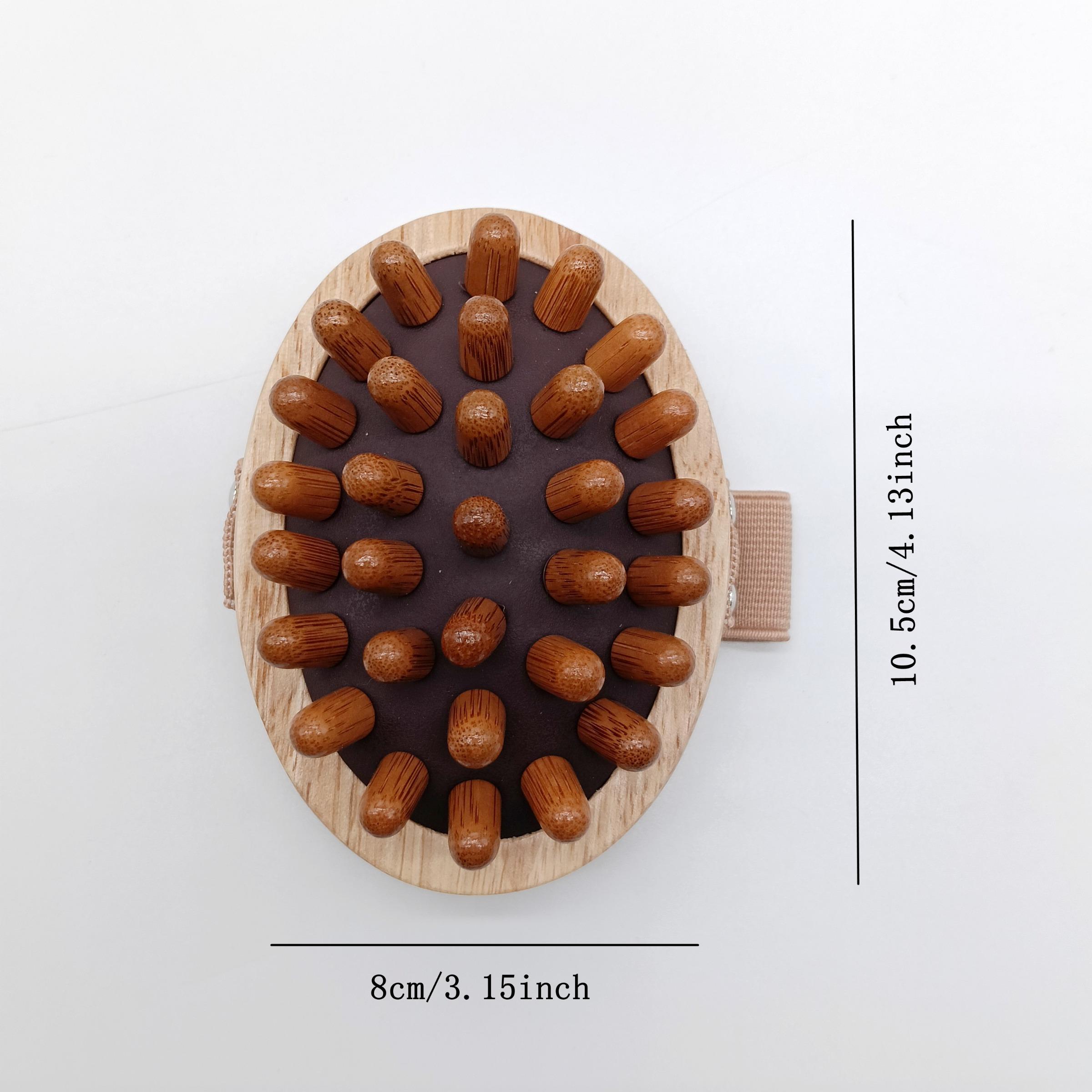 Wooden Massage Comb Body Meridian Brush, Relaxes and Slims Belly, Home and Outdoor Use, Shape and Tone Your Body Anytime