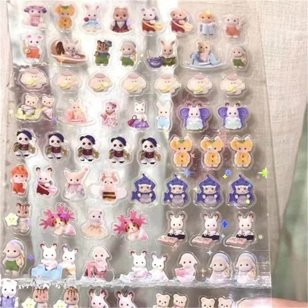 100 Sheets Non-repetitive Y2K Random Cute Glitter Sticker for Phone Luggage Journal Sticker Kawaii Decoration Sticker Gift, Vintage, Smartphone