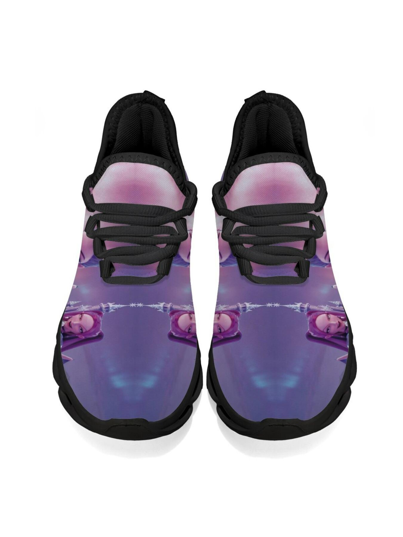 K-Pop Hunter Girl Group Castle Fantasy Illustration Kids Casual Sports Training Shoes, Breathable Textile Upper, Unisex, All Seasons