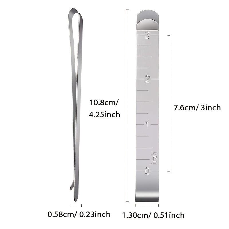 10-Piece Metal Sewing Binding Clips, Metal Presser Tool, Fabric Measuring Tape, DIY Tailor Tools, Sewing and Quilting Accessories, Fabric Cloth Measuring Tape for Tailoring
