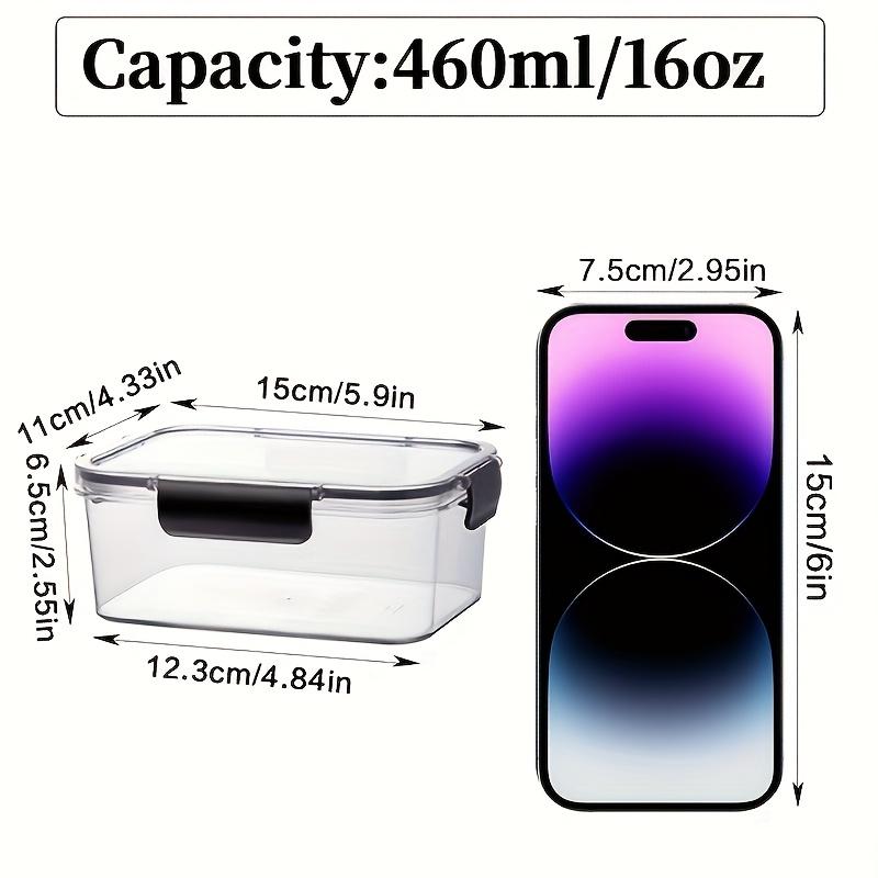 12pcs Stackable Refrigerator, Freezer Storage Containers with Sealing Lids - Transparency PET, Reusable & Durable for Fruits, Vegetables, Meats - Ideal for Kitchen, Cabinet & Fridge Organization, Refrigerator Accessories