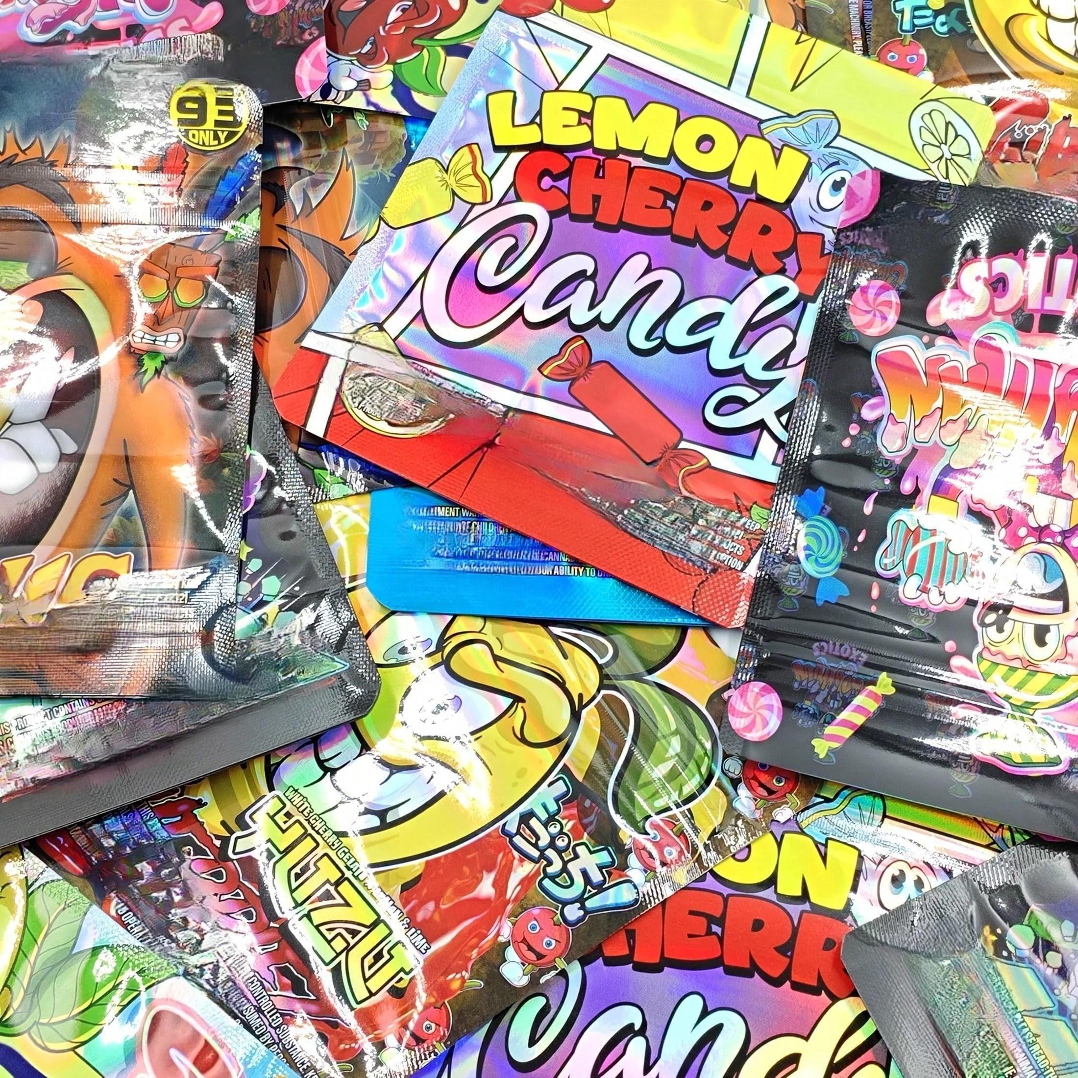 20/50/100 PCS Reusable Mylar Zipper Storage Bags — Ideal for Party Favors, Gift Packaging, and More