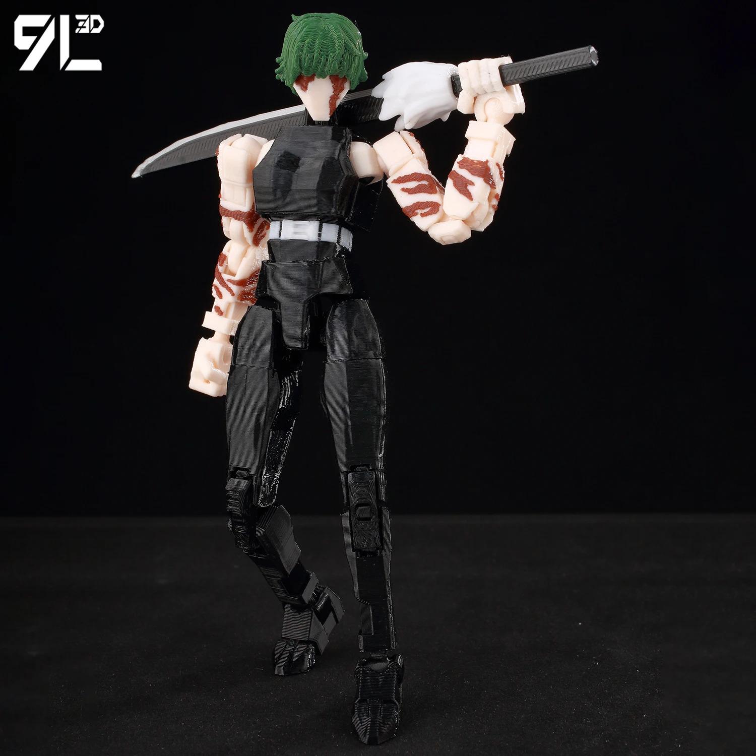 9L3D Printed Jujutsu Kaisen Dummy13 Lucky13 T13 Titan13 Zen'in Maki Anime Multi-Jointed Toys Action Figures Mannequin Model Gift 9L3D Printed Jujutsu Kaisen Dummy13 Lucky13 T13 Titan13 Zen'in Maki Anime Multi-Jointed Toys Action Figures Mannequin Model Gift