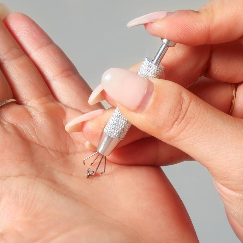 Titanium 20G/18G Horseshoe Nose Ring(Free Ball Holder) Internally Threaded Gems,Earring Daith Cartilage Helix,Piercing Jewelry