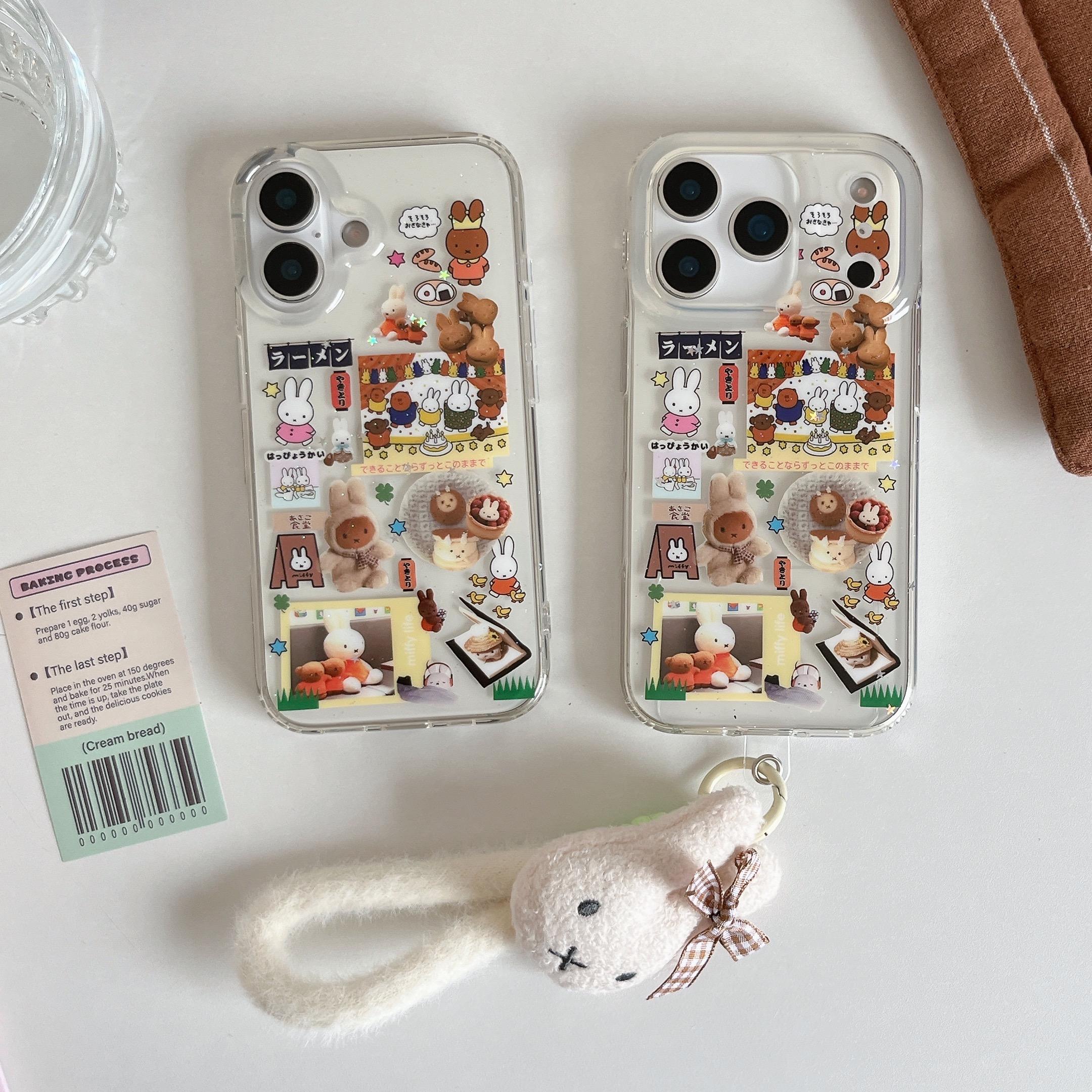 Miffy Rabbit Apple iPhone Case, Casing, Compatible with iPhone 17 Pro Max, 16 Pro Max, 15 Pro Max, 14 Pro, Creative, Fashionable & Protective Phone Cover
