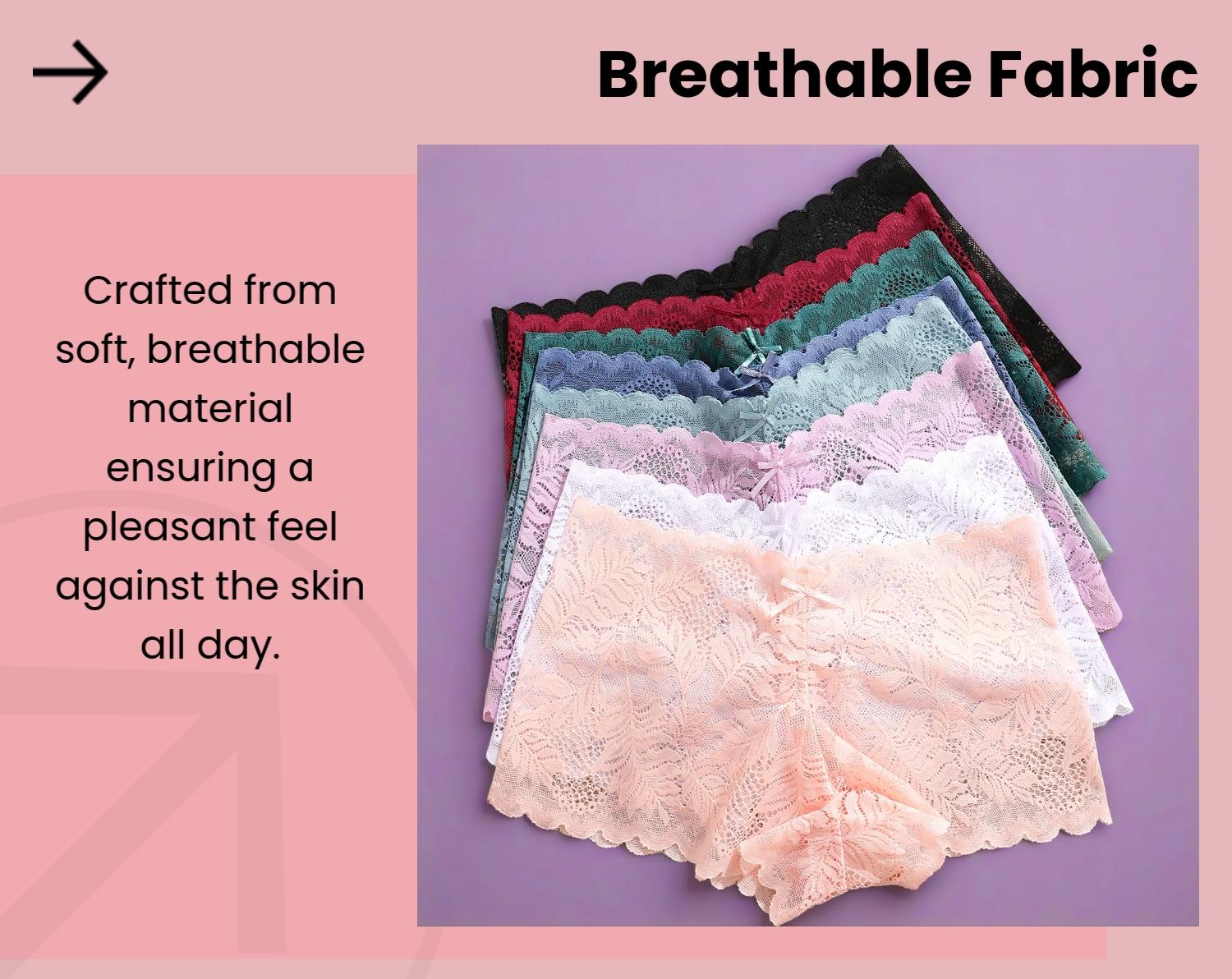 🔥8 Pack Lace Boyshorts Set - Comfy, Sexy & Trendy Underwear | TikTok Viral Must-Have