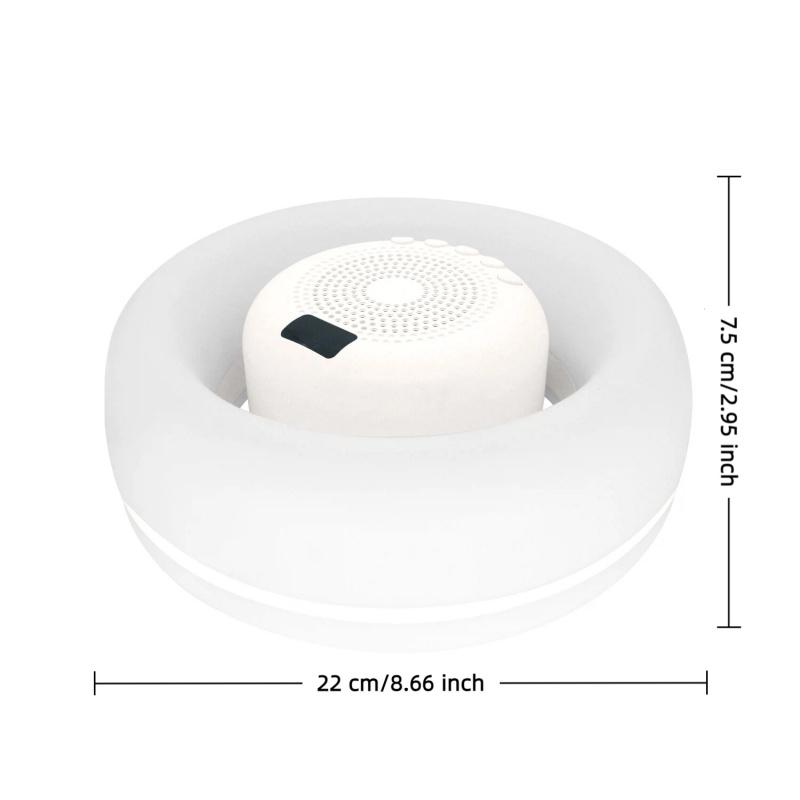 Floatable Waterproof Bluetooth-compatible Speaker, Pool Bathroom Outdoor Universal, Seven Color Lights, 10 Modes, Wireless Hands-Free Calling, Portable Small Sound System