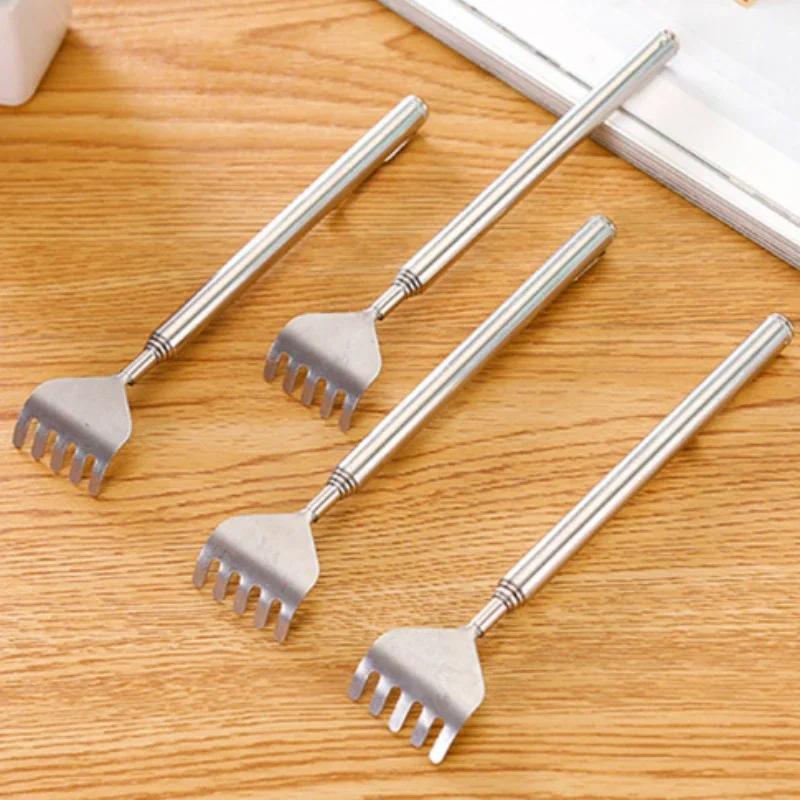 2pcs Smooth and itchy scratching teeth no need for people to stretch or retract stainless steel pen scratching back old man Le