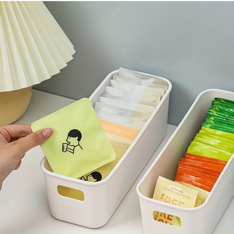 10 durable plastic home storage boxes, stackable storage bins for underwear and socks, with open compartments, transparent drawer storage boxes, drawer compartment design, modern style, visible compartments - space-saving organizers for wardrobes