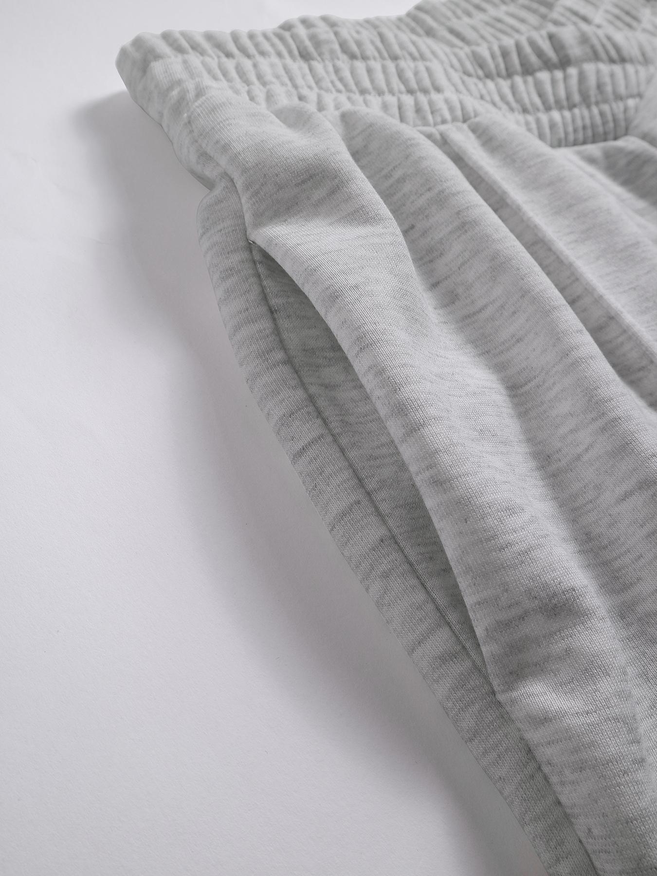 Women's Cross Waist Sporty Pants, Loose Fit Autumn Winter Sweatpants, Casual High-Waisted Long Leggings for Ladies, Athleisure Style Bottoms