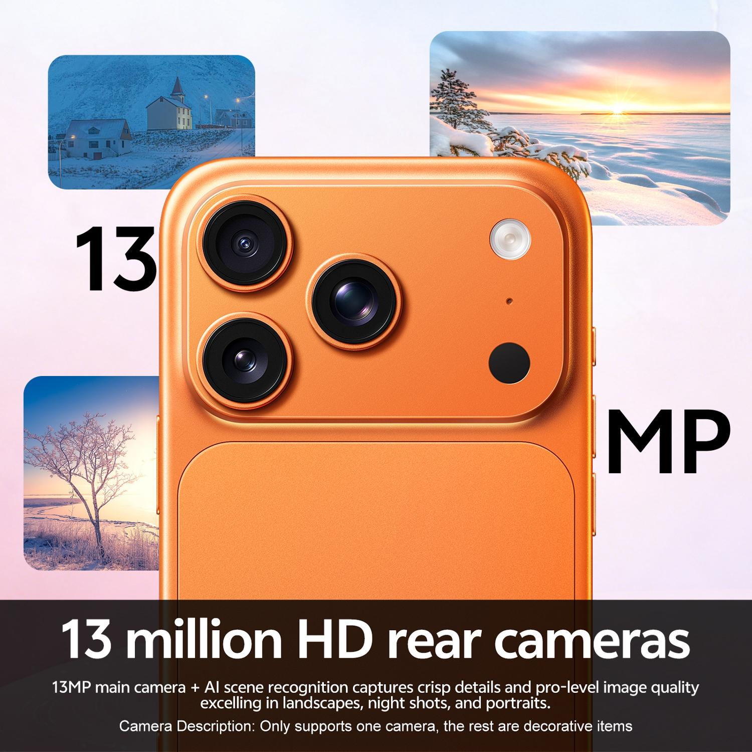 Astarry 17 Pro Max Smartphone, 3gb+32GB RAM, 6.75-Inch Screen, Quad-Core Processor, 4100mah Battery, Android 12.0 Os, 4g Full Network, Large Screen Smartphone