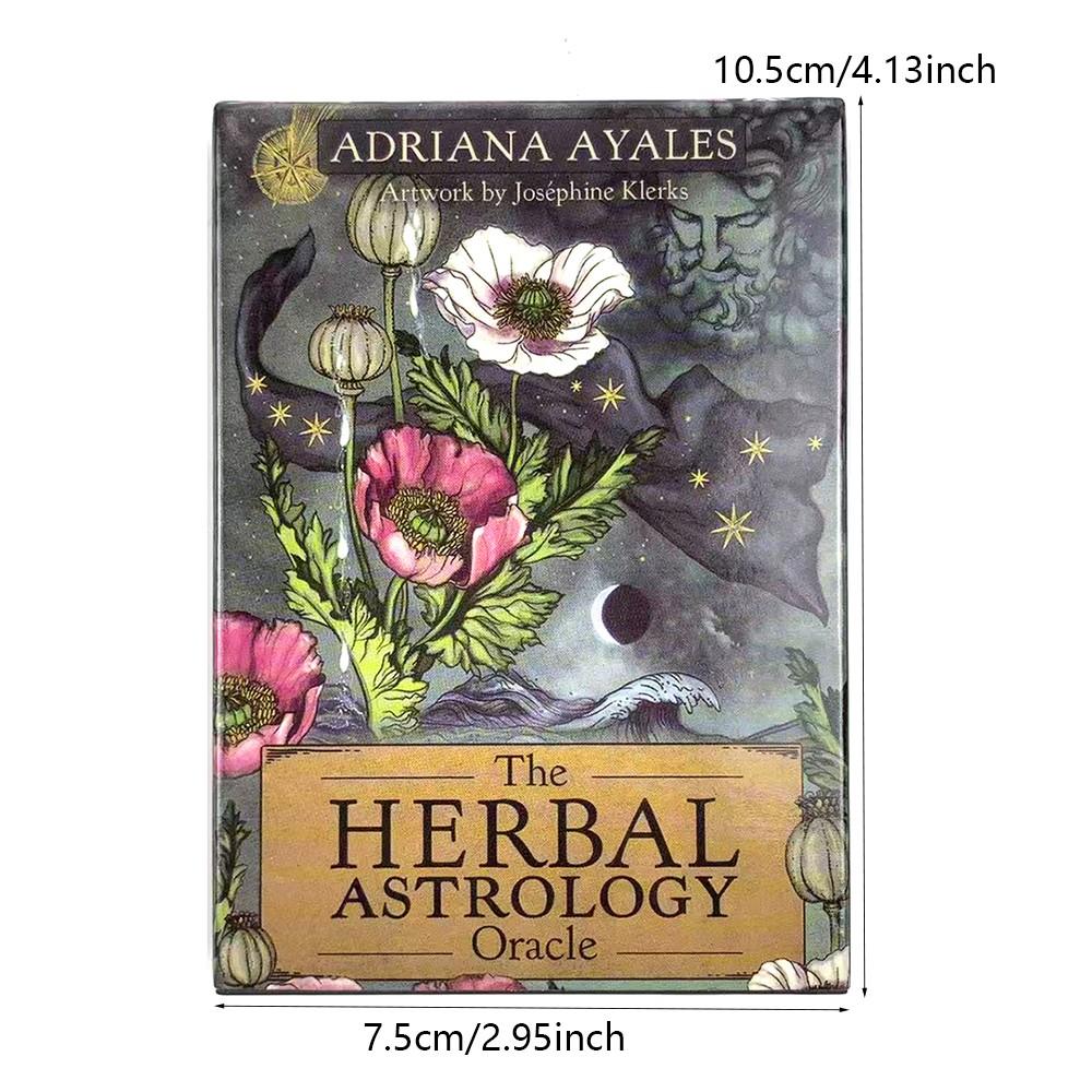 Herbal Astrology Tarot Cards, Magical Ritual Oracle Deck, Easter Halloween Party, Christmas Gift, Birthday Surprise, Friends Gathering Game