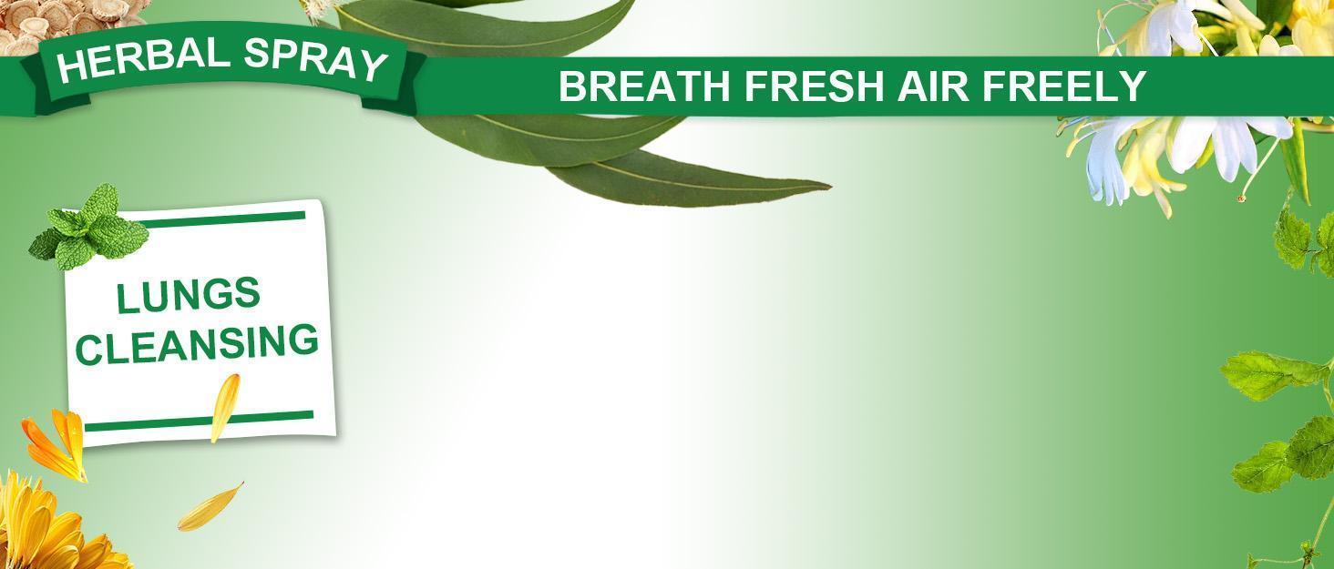 Herbal Lung Cleansing Breath Spray-Lung Detox for Smokers,Mullein Leaf Extract Mucus Relief for Lungs,Lung Detox and Lung Cleanse,Respiratory Support(2 PCS)