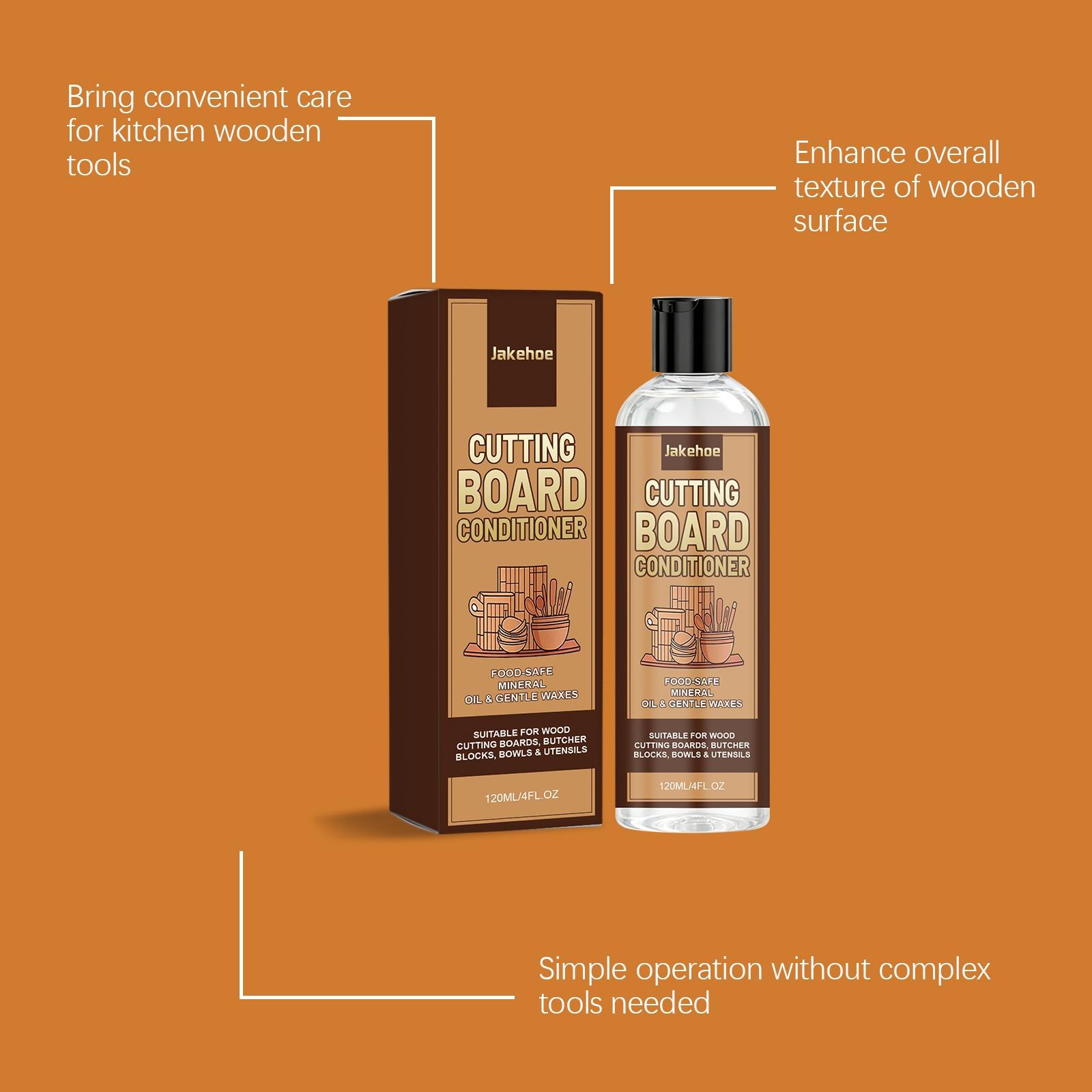 Cutting Board Care Solution, Gentle Daily Use, Scratch Removal, Polishing, Brightening, Essential Kitchen Maintenance Liquid