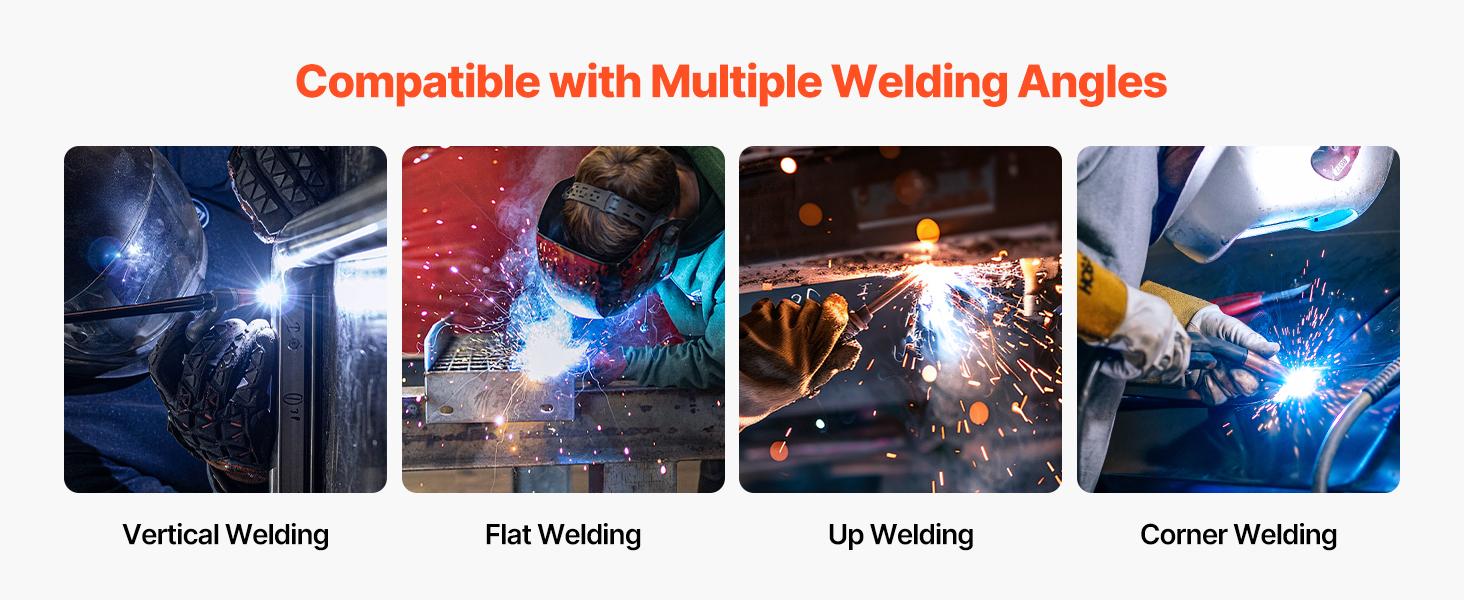 VEVOR Welder Flux Core MIG Wire, E71T-GS 0.03" Gasless Mild Steel Wire (2 lbs per Roll), Low Spatter for All-Position Arc Welding, Self-Shielded for Outdoor Use (3-Roll Pack), 0.03" Wire