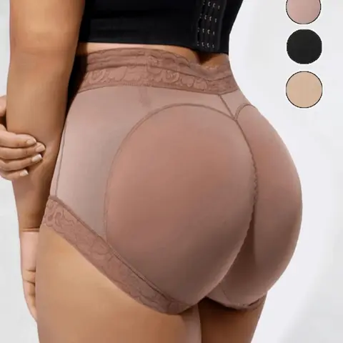 Women's Seamless Smooth Shaping Briefs, Tummy Control Brief, Waist Cinching Underwear, Casual Plain Design, All-Season Wear