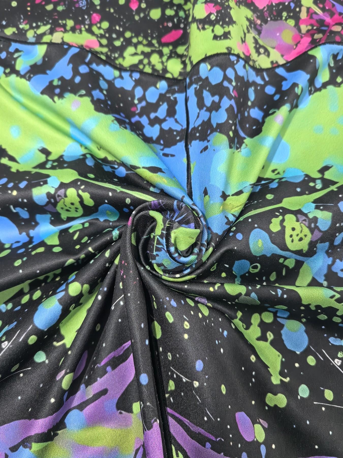 Women's Casual Sporty Yoga Pants, High Waist Butt Lifting Tight Fit, Multi-Color Never Give Up Letter Print Workout Leggings