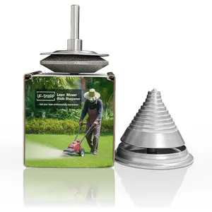 Lawn Mower Blade Sharpener & Lawn Mower Blade Balancer, Compatible with Most Hand and Lawnmower Blades