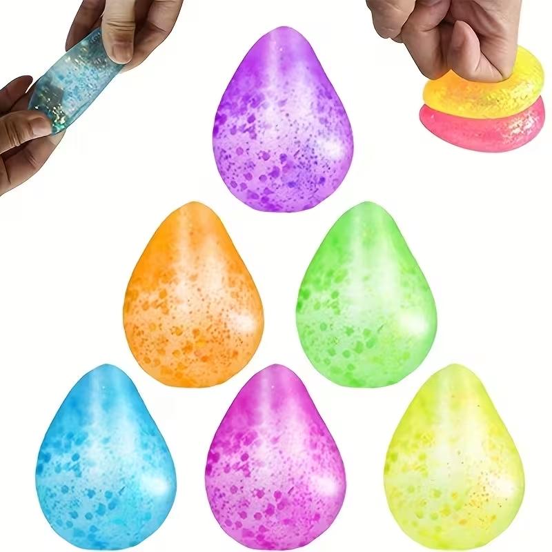 Water Drop Shape Stress Ball, Slow Rebound Squishy Toy, Kawaii Squishies, Ideal for Desk Decoration, Classroom Rewards, Party Gifts