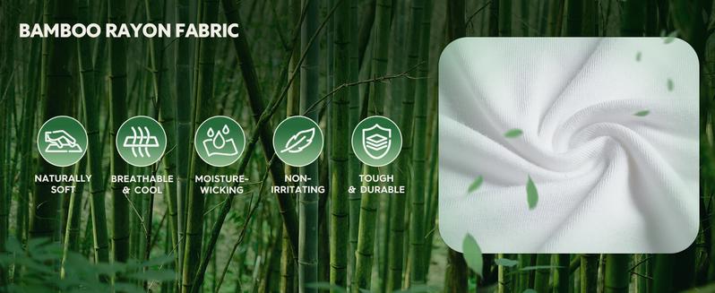 David Archy Men's Tank Top Undershirts Bamboo Rayon Tank Shirt Moisture-Wicking A-Shirt for Men, 3 Pack, Gift Sets for Boyfriend Vests Casual