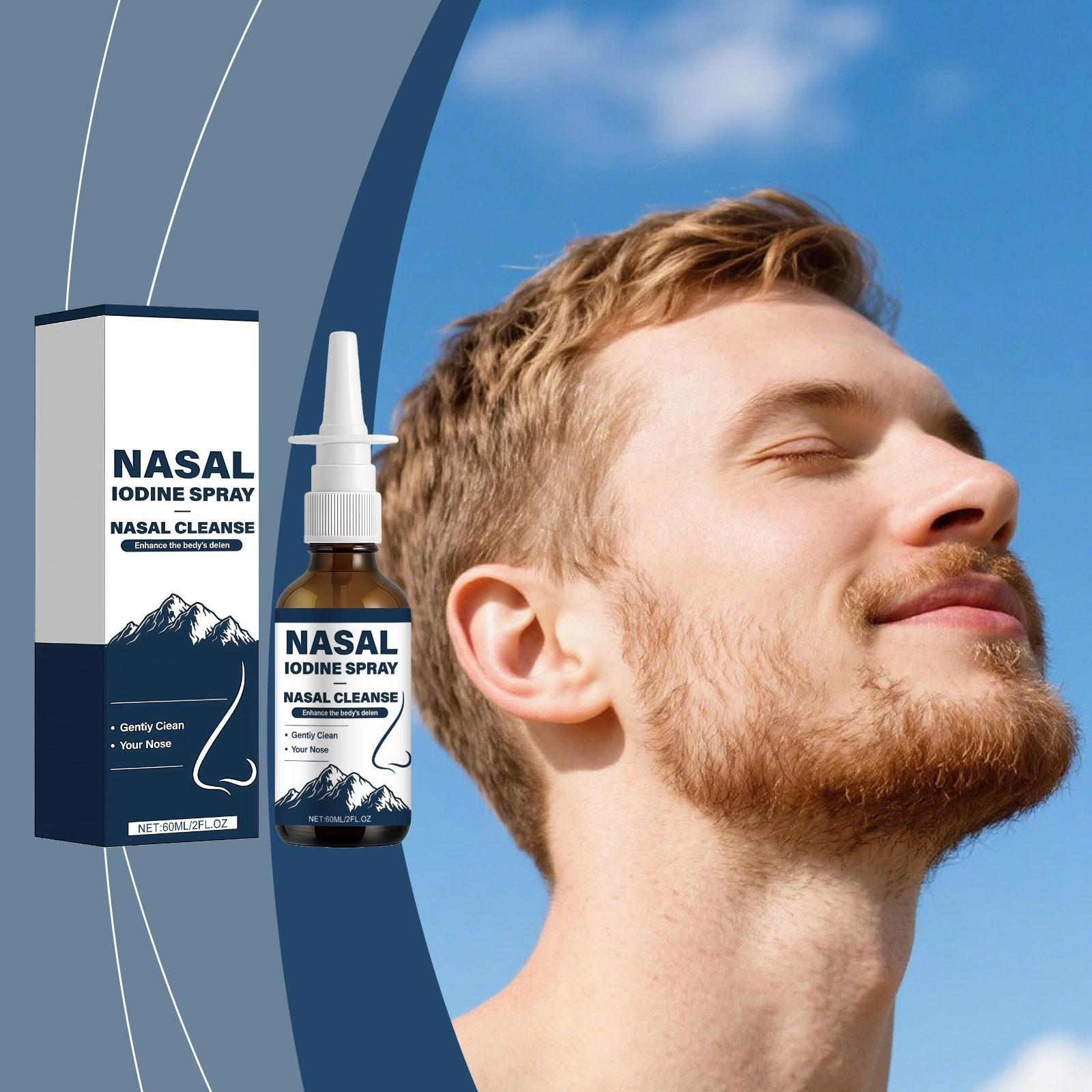 Nose Care Spray Nasal Spray Gentle Ingredients Moisturizing Cleansing Nose Refreshment Comfort Daily Convenient Care Spray
