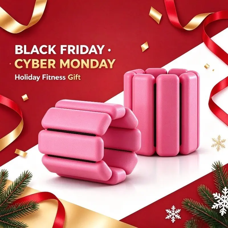 【Black Friday】Adjustable Wrist Ankle Weight Sandbag, Unisex Wearable Resistance Bands, 1lb & 2lb, Ideal for Home Workout Gear, Pilates, Fitness, Yoga, Aerobics, Strength Training
