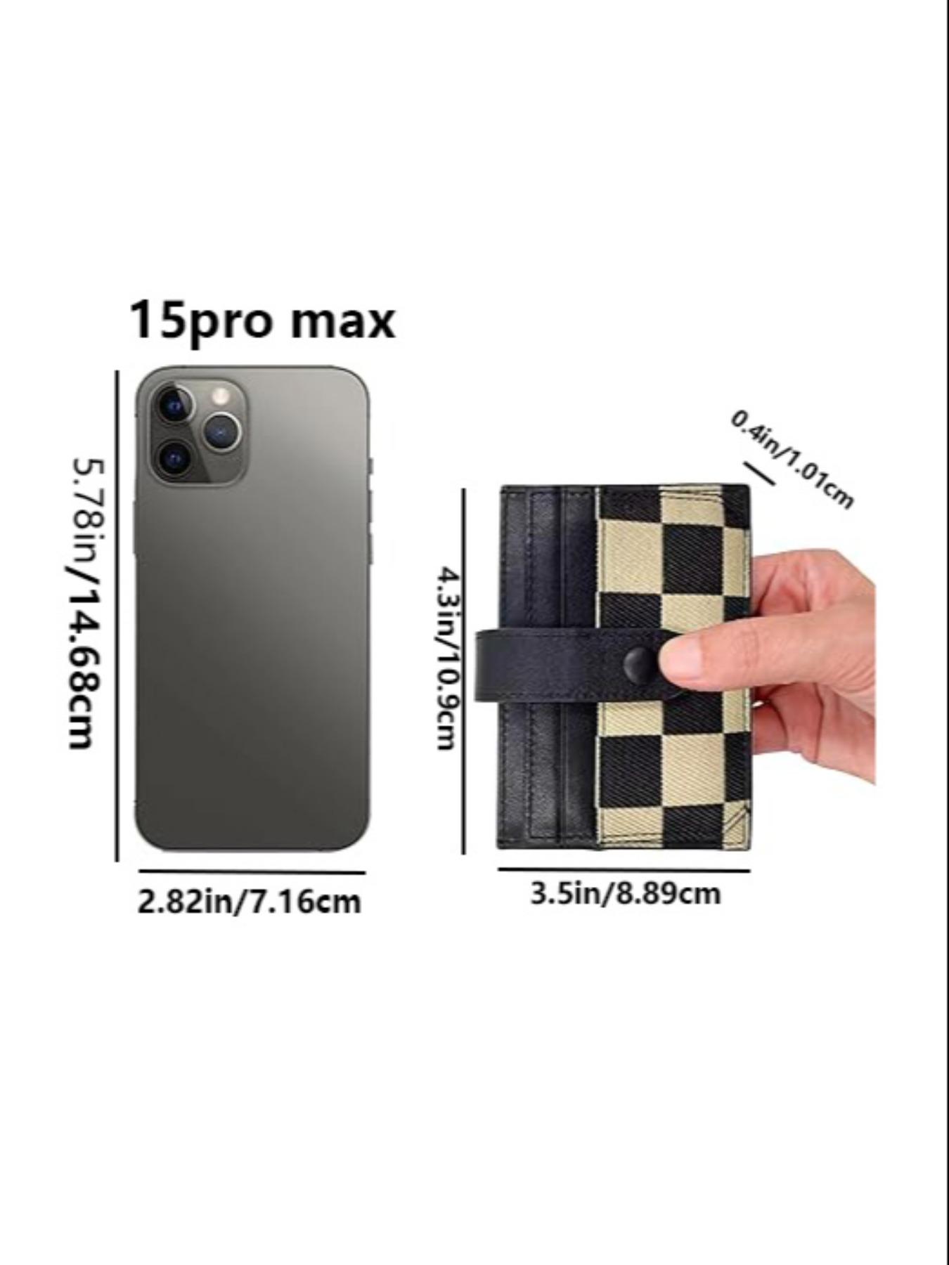 Women's Colorblock Plaid Pattern Short Wallet, Trifold Card Holder, Casual Pu Leather Zipper, Trendy All-match Wallet for Daily Use