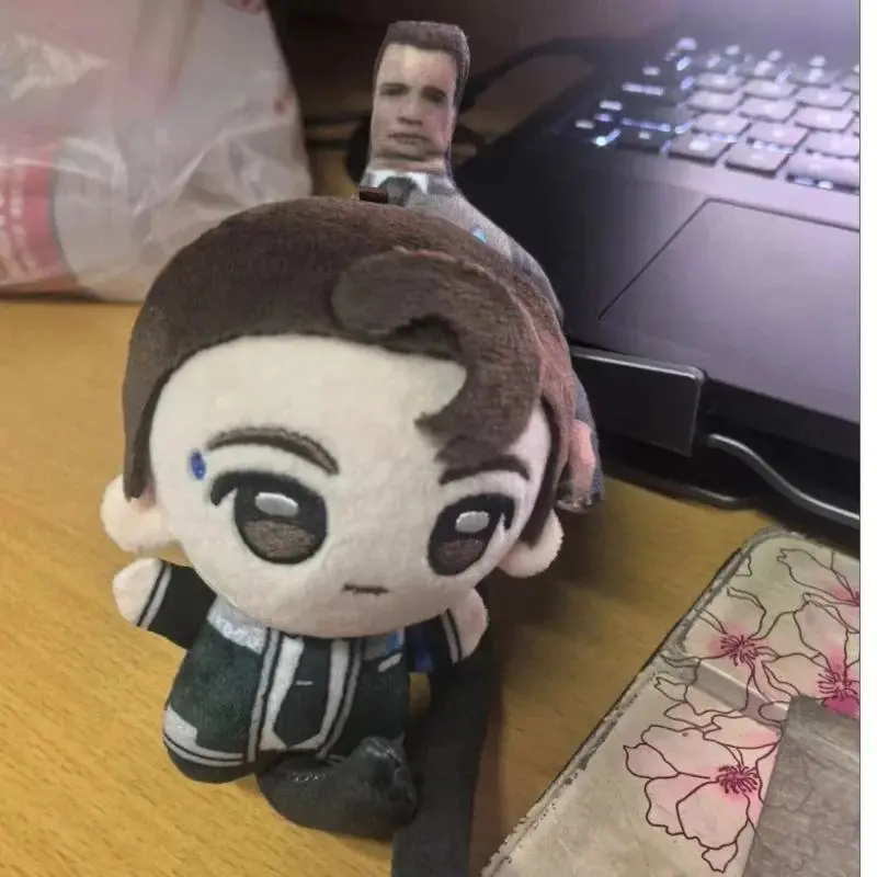 New Game Detroit: Become Human Plush Doll Toy 10CM Cartoon Cute Soft Connor Fill Toys Periphery Room Decoration For Kid Gift