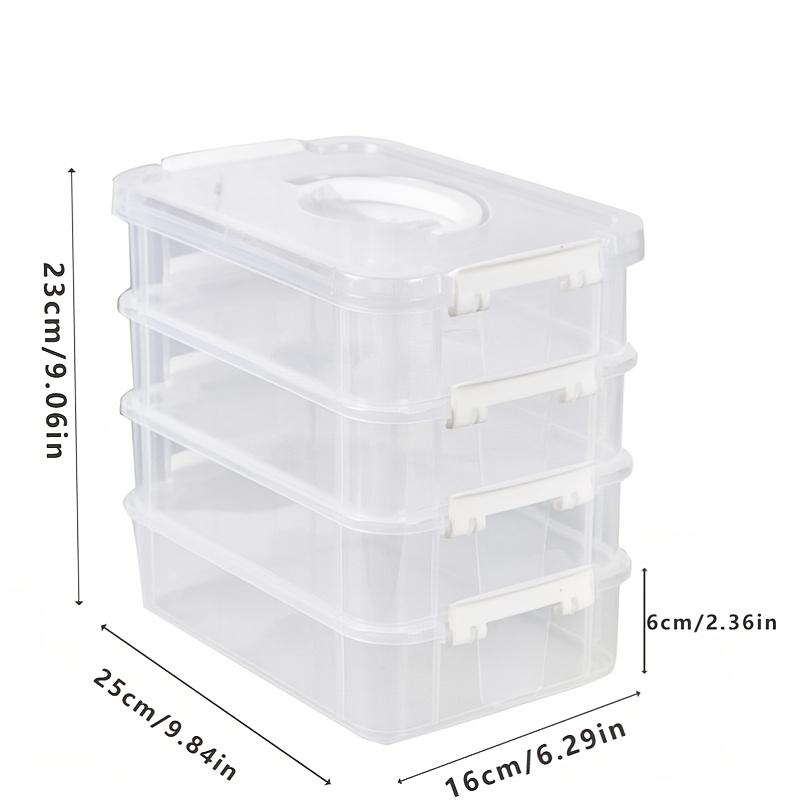 Brick Storage Box Tool Classification Box, Toy Brick Small Part Slots Drawer Organizer, Organize Your Bricks Efficiently, Clear Storage Box