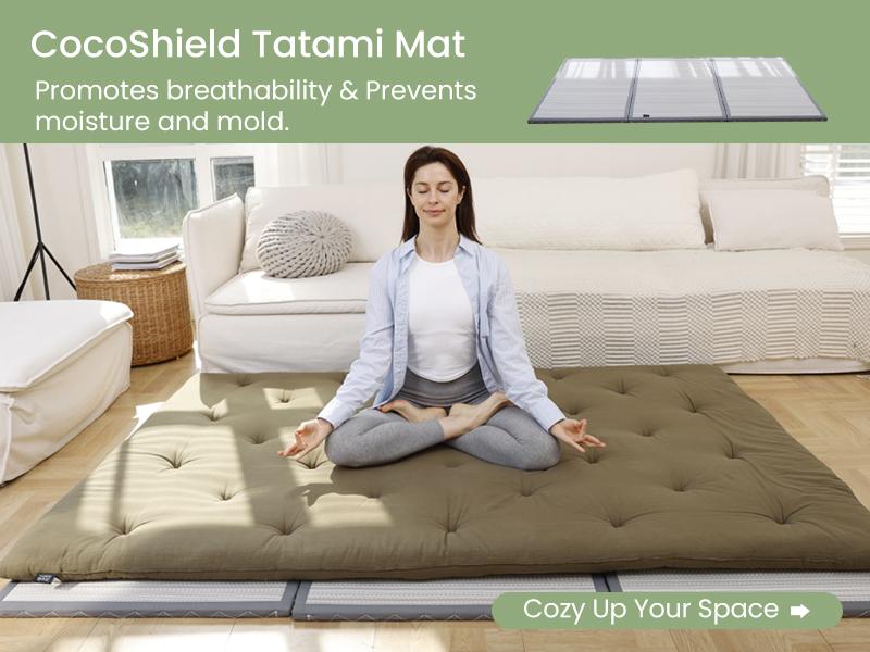 ZONLI Classic Floor Futon Mattress 100% Cotton Foldable Tatami Mat Roll Up Lounger Bed for Adult Kid Family Girl Woman Gift Best Christmas Gift Deep Sleep, Foldable Sleeping Pad, Portable Dormitory Mat,family party