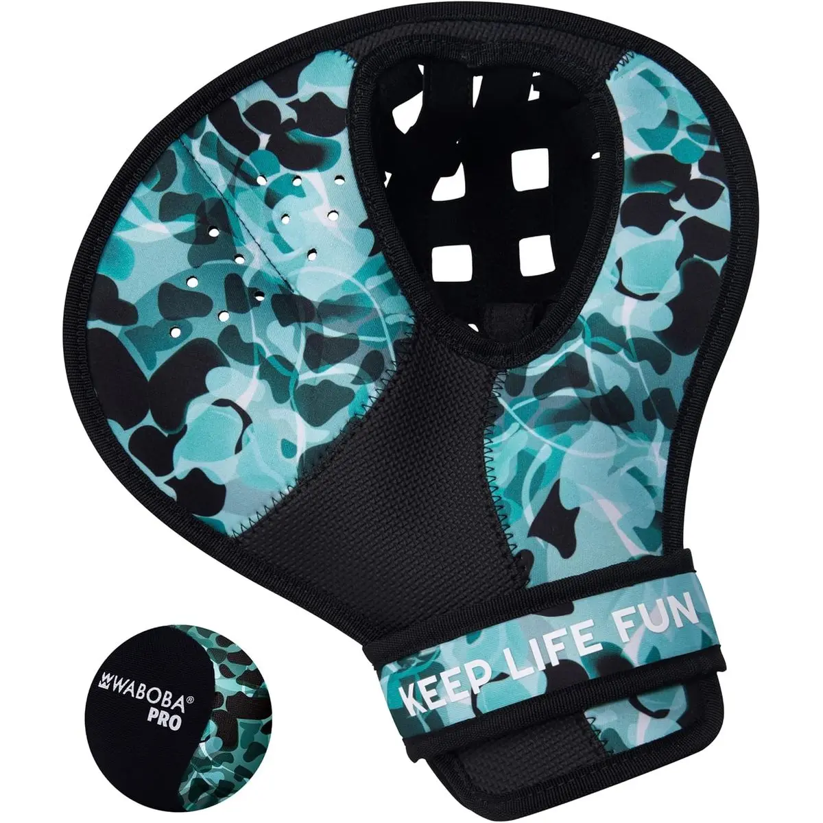 Catch Water Glove, Pro Bouncing Ball Set| Baseball Style Mitt for Catching Water Balls, One Size Ambidextrous, For Beach Games & Swimming Pool Toys
