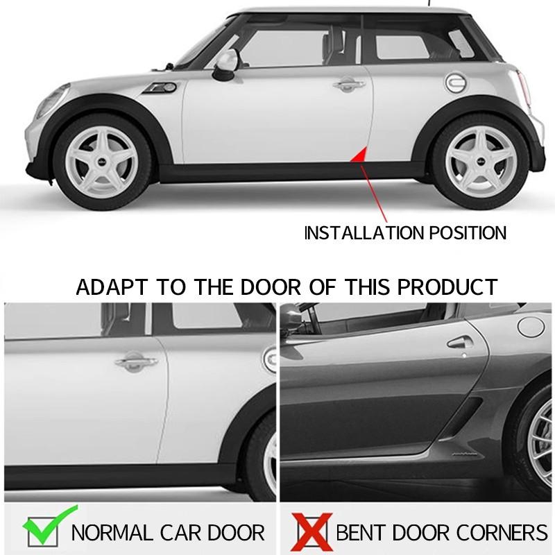 4 PCS Car Badges Universal Transparent Silicone Car Door Corner Anti-Collision Protection Anti-Scratch Sticker Door Protection Decoration and Anti-Damage Anti-Scratch Car Accessories Suitable for Audi Sline A3 A4 B5 B6 B7 B8 8P B9 8V 8L A6 C7 C6 A1 A5 A7