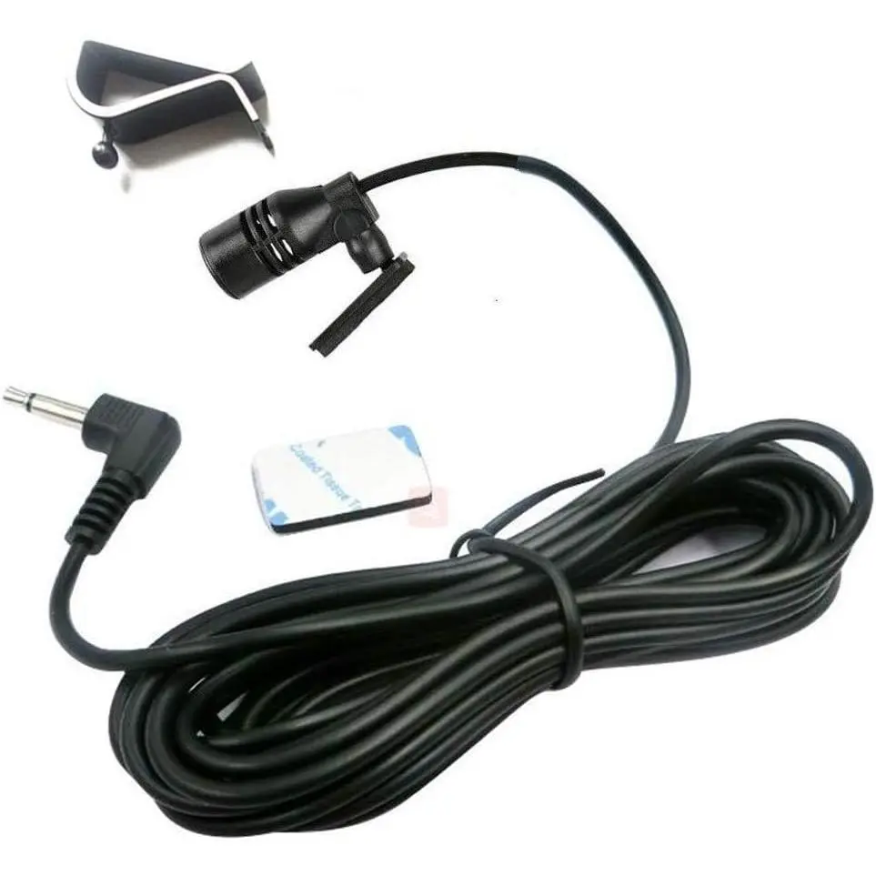 Microphone 3.5mm Stereo External Mic  Radio Microphone Compatible with Kenwood  Corehan Power       Unit  Stereo Enabled Audio GPS DVD
