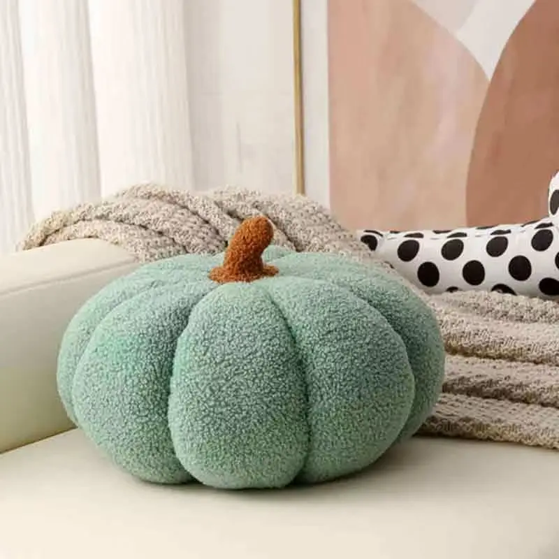 Soft Fufu Pumpkin Pillow, Bring Autumn's Warmth Home, Adorable Small Pumpkin Cushion, Perfect for Fall Decor, 1 Piece