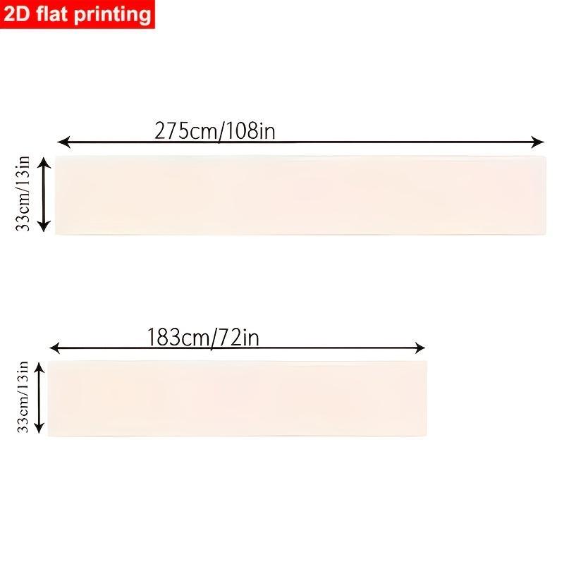 1 Piece Brown Easter Table Runner, Easter Egg Rabbit Farmhouse Style Apron, Rustic Floral Pattern Table Kitchen Island Party Decoration