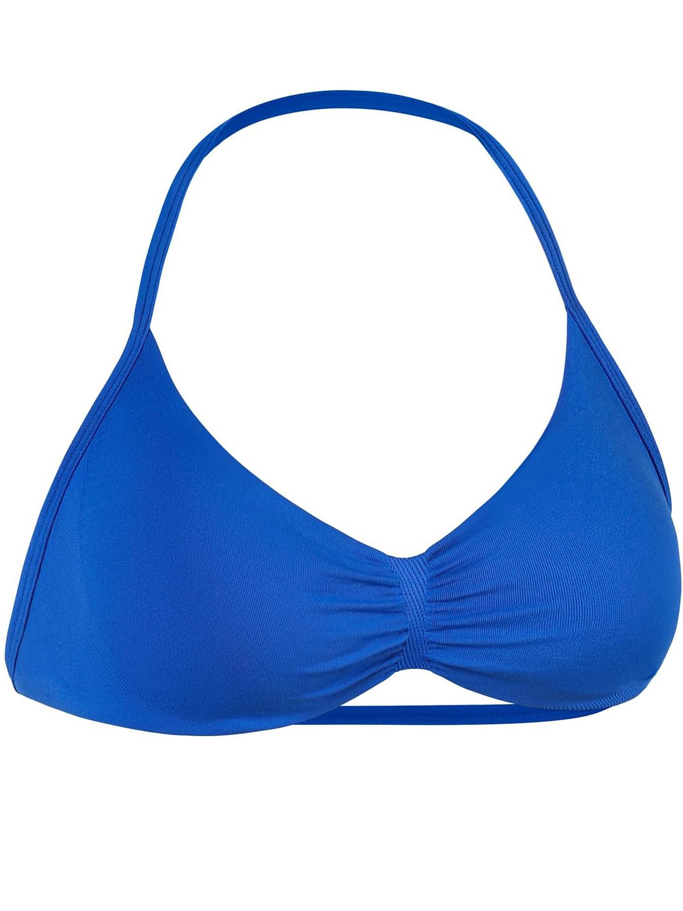 Women's Solid Color Strappy Sports Bra, Breathable Comfortable Backless Padded Impact Strappy Bra, Quick Drying Running Fitness Sports Bra