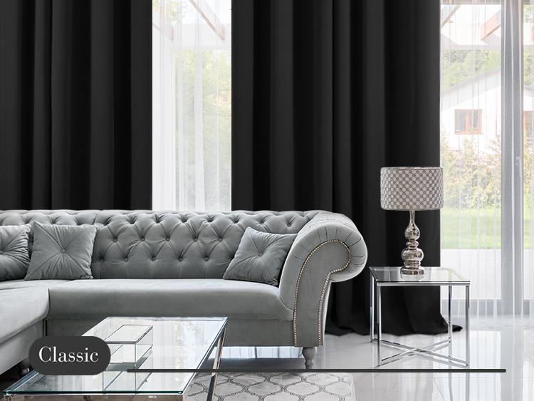 Deconovo Black Blackout Curtains (2 Panels, Grommet/Back Tab/Rod Pocket) – Thermal Insulated, Soundproof Drapes for Living Room & Bedroom Deconovo Black Blackout Curtains (2 Panels, Grommet/Back Tab/Rod Pocket) – Thermal Insulated, Soundproof Drapes for Living Room & Bedroom