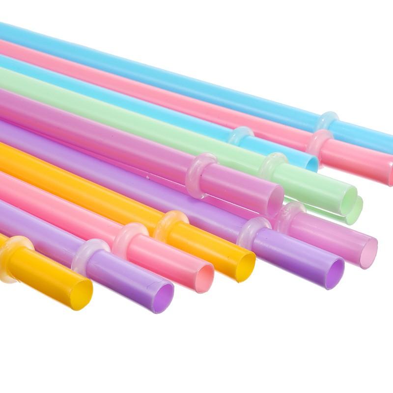 Reusable Drinking Straws with Cleaning Brush, 12-Piece Durable Clear Plastic Colorful Glitter Drinking Straws, Drinking Supplies for Home Kitchen, Party, Picnic and Outdoor Use #GLOBAL PICKS