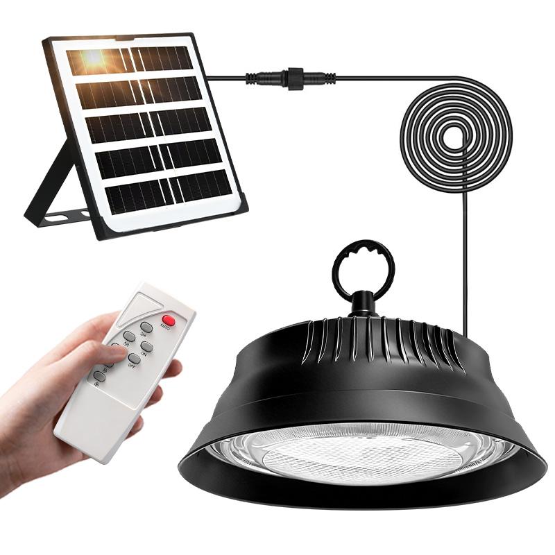 Solar Powered Yard Light with Remote Control Timer, Adjustable Brightness Levels, Ideal for Yards Fences Gardens Outdoor Security Lighting, Solar Garden Lights