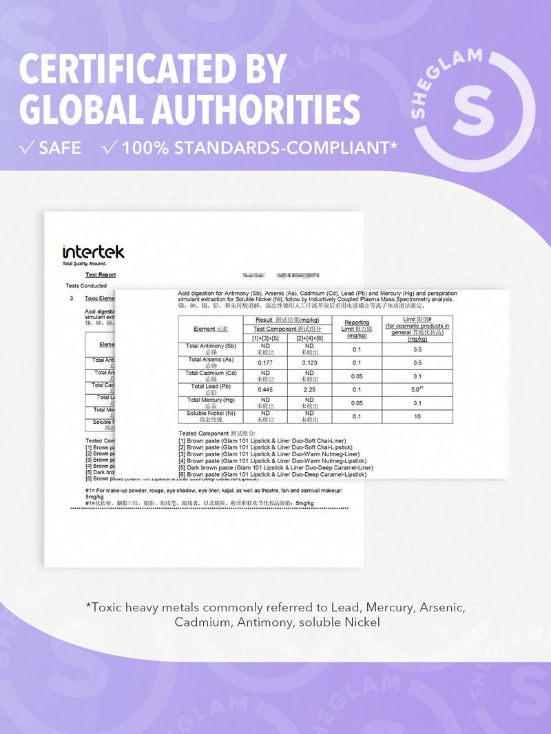 SHEGLAM GLAM 101 Lipstick & Liner Duo-DEEP CARAMEL Matte Nude Makeup Lipliner