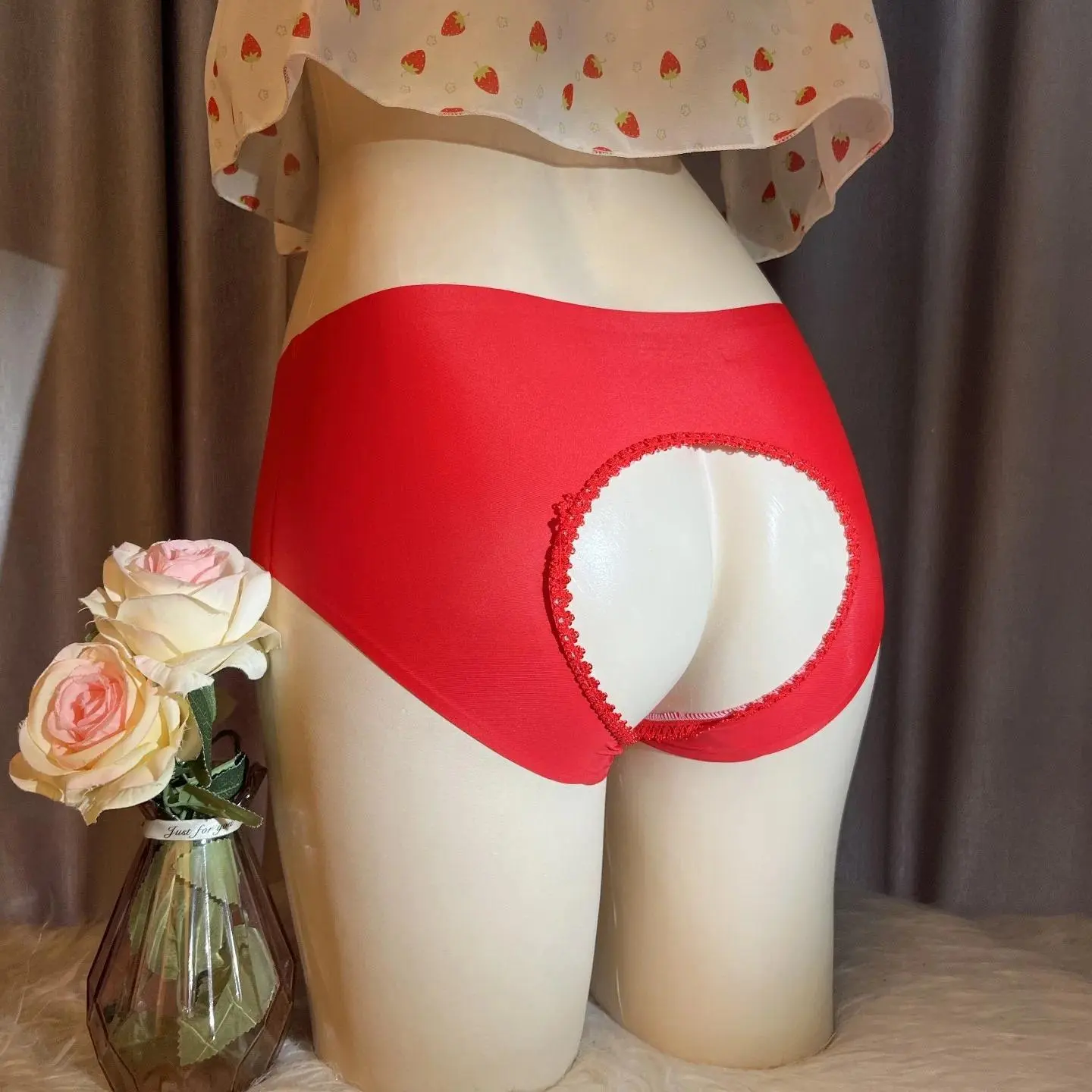 Back open red