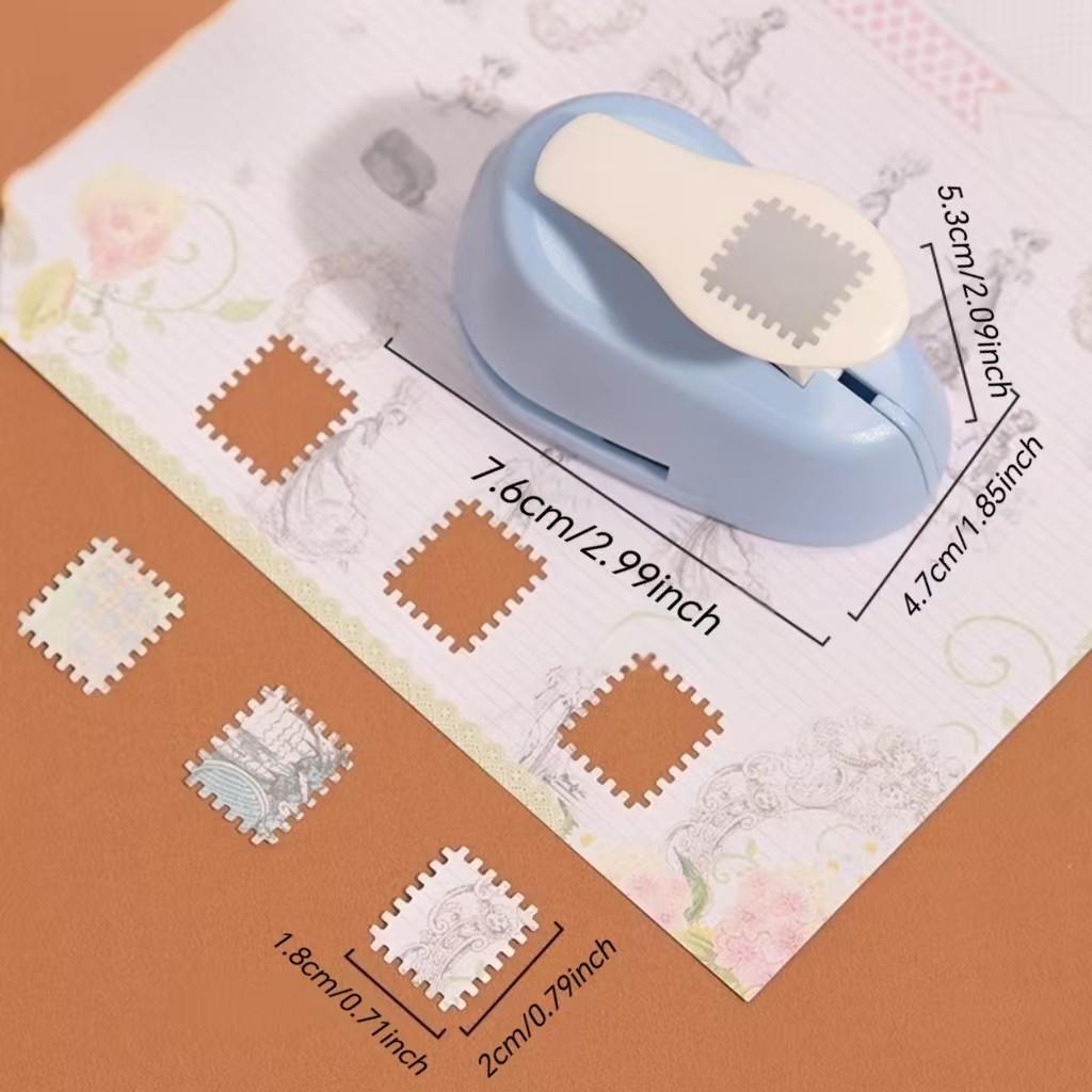 Handheld Stamp Shape Puncher, Essential for Scrapbooking & Card Making, Ideal Craft Tool for DIY Projects, Perfect for Creative Activities