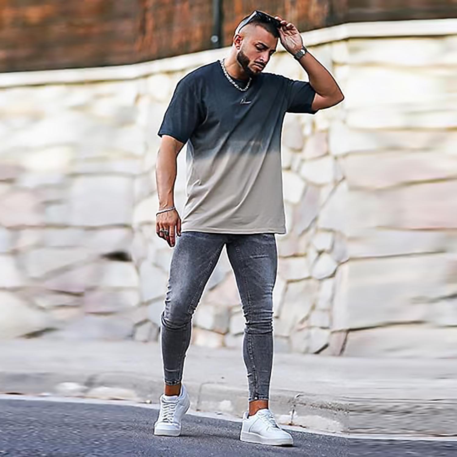 GINGTTO Men's Skinny Jeans Stretch Slim Fit Denim Pants