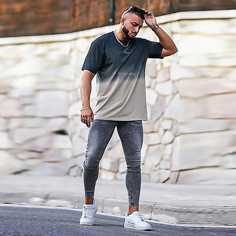 GINGTTO Men's Skinny Jeans Stretch Slim Fit Denim Pants