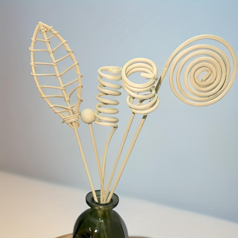 12pcs Original No Fire Diffuser Sticks, Fragrance Bottle Replacement Sticks, Bohemian Home Decor, Suitable for Vases and Centerpieces