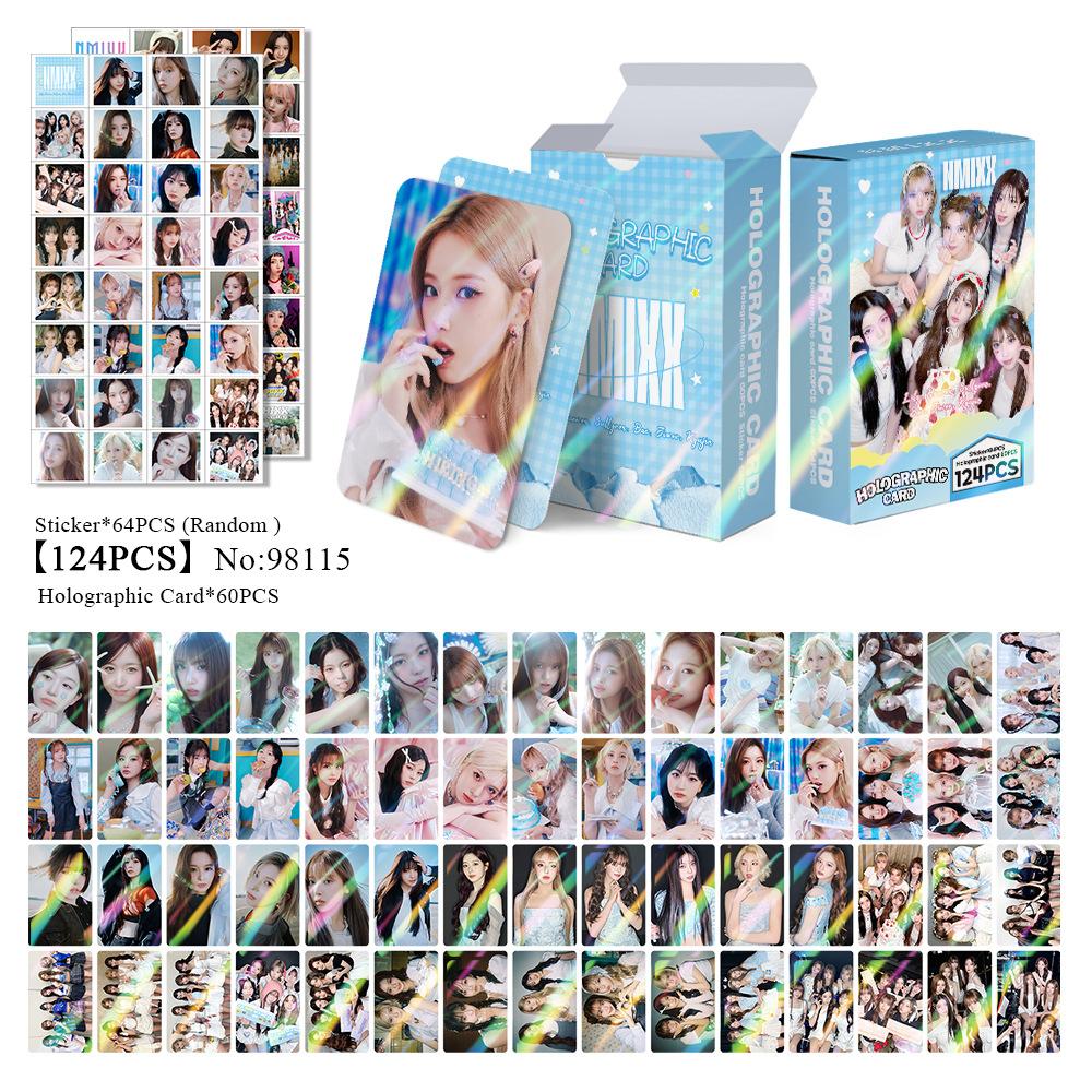 124 Nmixx Collectible Stickers & Double-Sided Star Photo Cards