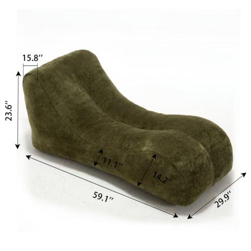 Creative bean bag sofa chair for adults filled  with high-quality sponge that is plump and elastic fitting the curves of the human body and providing gentle support to the body in all as
