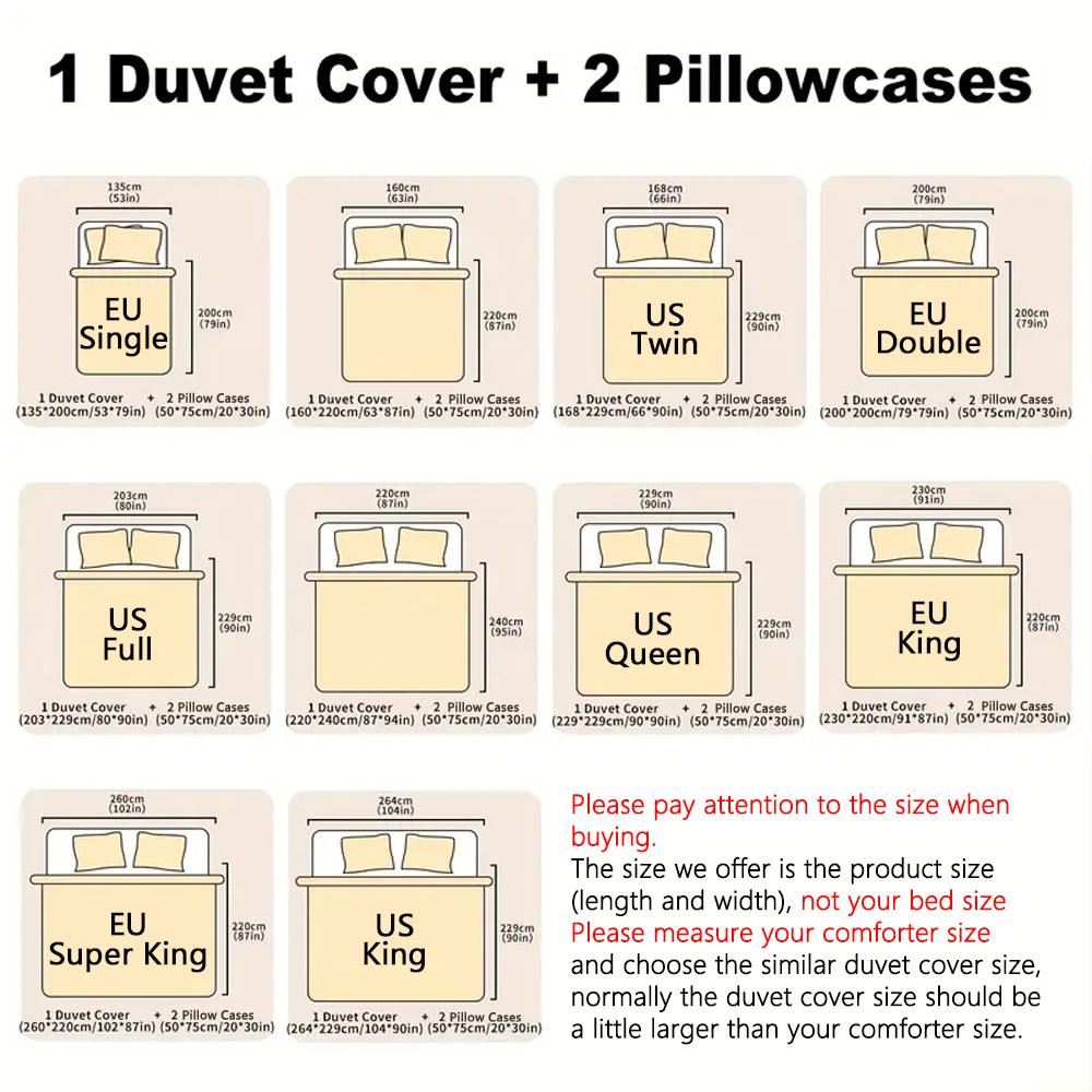 Wolf Pattern Bedding Set, Including 1 Count Bedspread & Pillowcase, Soft Comfortable Bedding Set for Bedroom, Comfy Bedding Set